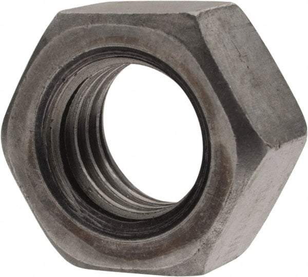 Value Collection - M18x2.50 Steel Right Hand Hex Nut - 27mm Across Flats, 15mm High, Uncoated - A1 Tooling