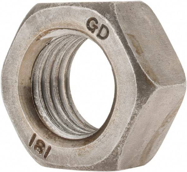 Value Collection - M24x3.00 Steel Right Hand Hex Nut - 36mm Across Flats, 19mm High, Uncoated - A1 Tooling