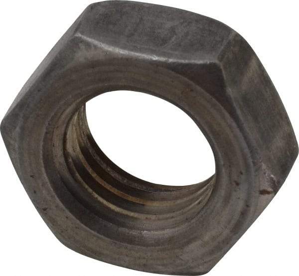 Value Collection - 5/8-11 UNC Steel Left Hand Hex Jam Nut - 15/16" Across Flats, 3/8" High, Uncoated - A1 Tooling