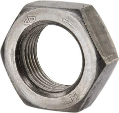 Value Collection - 3/4-16 UNF Steel Left Hand Hex Jam Nut - 1-1/8" Across Flats, 27/64" High, Uncoated - A1 Tooling