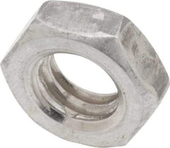 Value Collection - 5/16-18 UNC Steel Right Hand Hex Jam Nut - 1/2" Across Flats, 3/16" High, Uncoated - A1 Tooling