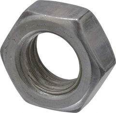 Value Collection - 1/2-13 UNC Steel Right Hand Hex Jam Nut - 3/4" Across Flats, 5/16" High, Uncoated - A1 Tooling