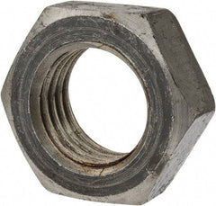 Value Collection - 1-1/4 - 7 UNC Steel Right Hand Hex Jam Nut - 1-7/8" Across Flats, 0.7188" High, Uncoated - A1 Tooling