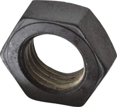 Value Collection - 1-3/4 - 5 UNC Steel Right Hand Hex Jam Nut - 2-5/8" Across Flats, 31/32" High, Uncoated - A1 Tooling