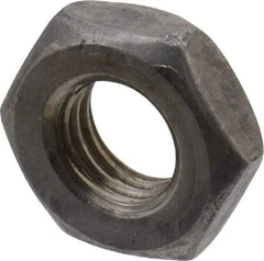 Value Collection - 1/4-28 UNF Steel Right Hand Hex Jam Nut - 7/16" Across Flats, 0.1563" High, Uncoated - A1 Tooling