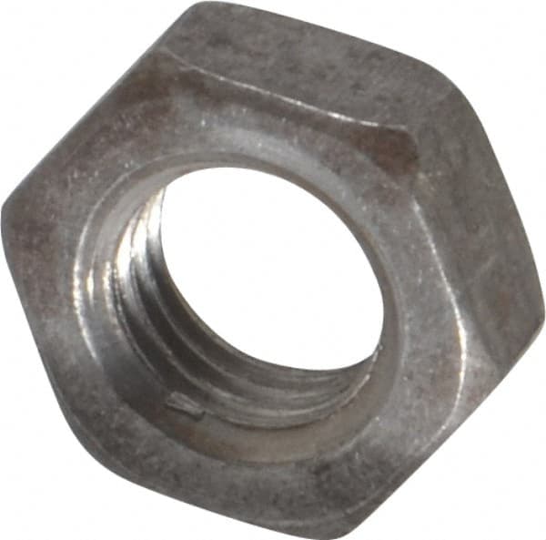 Value Collection - 5/16-24 UNF Steel Right Hand Hex Jam Nut - 1/2" Across Flats, 3/16" High, Uncoated - A1 Tooling