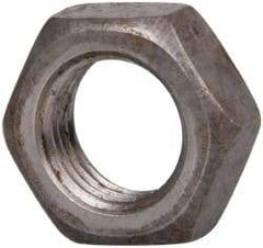 Value Collection - 3/8-24 UNF Steel Right Hand Hex Jam Nut - 9/16" Across Flats, 0.2188" High, Uncoated - A1 Tooling