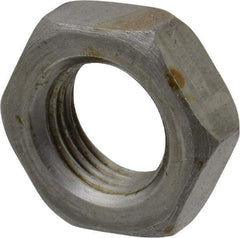 Value Collection - 9/16-18 UN Steel Right Hand Hex Jam Nut - 7/8" Across Flats, 5/16" High, Uncoated - A1 Tooling