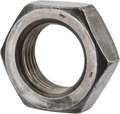 Value Collection - 7/8-14 UN Steel Right Hand Hex Jam Nut - 1-5/16" Across Flats, 31/64" High, Uncoated - A1 Tooling