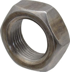 Value Collection - 1-14 UNF Steel Right Hand Hex Jam Nut - 1-1/2" Across Flats, 0.5469" High, Uncoated - A1 Tooling