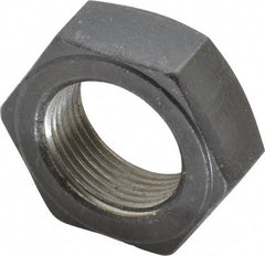 Value Collection - 1-1/4 - 12 UNF Steel Right Hand Hex Jam Nut - 1-7/8" Across Flats, 23/32" High, Uncoated - A1 Tooling