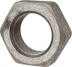 Value Collection - 2-12 UNF Steel Right Hand Hex Jam Nut - 3" Across Flats, 1-3/32" High, Uncoated - A1 Tooling