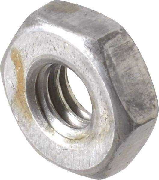 Value Collection - 1/4-20 UNC Steel Right Hand Heavy Hex Jam Nut - 1/2" Across Flats, 11/64" High, Uncoated, 2B Class of Fit - A1 Tooling