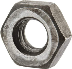 Value Collection - 5/16-18 UNC Steel Right Hand Heavy Hex Jam Nut - 9/16" Across Flats, 13/64" High, Uncoated, 2B Class of Fit - A1 Tooling