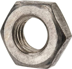 Value Collection - 7/16-14 UNC Steel Right Hand Heavy Hex Jam Nut - 3/4" Across Flats, 1/4" High, Uncoated, 2B Class of Fit - A1 Tooling