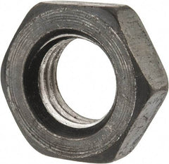 Value Collection - 1-8 UNC Steel Right Hand Heavy Hex Jam Nut - 1-5/8" Across Flats, 35/64" High, Uncoated, 2B Class of Fit - A1 Tooling