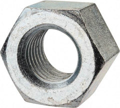 Value Collection - 1-1/8 - 7 UNC Steel Right Hand Heavy Hex Nut - 1-13/16" Across Flats, 1-7/64" High, Zinc-Plated Finish - A1 Tooling