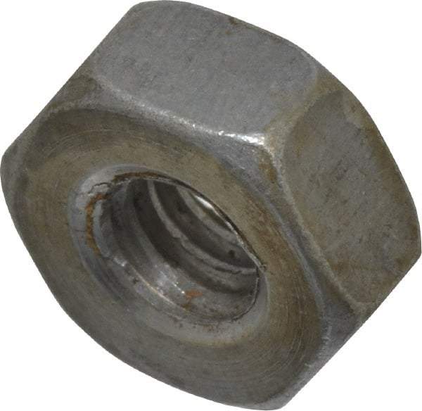 Value Collection - 1/4-20 UNC Steel Right Hand Heavy Hex Nut - 1/2" Across Flats, 15/64" High, Uncoated, 2B Class of Fit - A1 Tooling