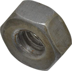 Value Collection - 1/4-20 UNC Steel Right Hand Heavy Hex Nut - 1/2" Across Flats, 15/64" High, Uncoated, 2B Class of Fit - A1 Tooling