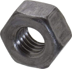 Value Collection - 5/16-18 UNC Steel Right Hand Heavy Hex Nut - 9/16" Across Flats, 19/64" High, Uncoated, 2B Class of Fit - A1 Tooling