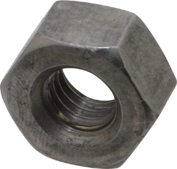 Value Collection - 3/8-16 UNC Steel Right Hand Heavy Hex Nut - 11/16" Across Flats, 23/64" High, Uncoated, 2B Class of Fit - A1 Tooling