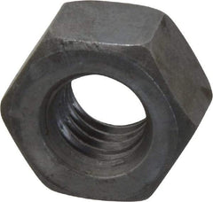 Value Collection - 7/16-14 UNC Steel Right Hand Heavy Hex Nut - 3/4" Across Flats, 27/64" High, Uncoated - A1 Tooling