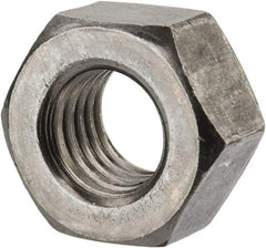 Value Collection - 9/16-12 UNC Steel Right Hand Heavy Hex Nut - 15/16" Across Flats, 35/64" High, Uncoated, 2B Class of Fit - A1 Tooling