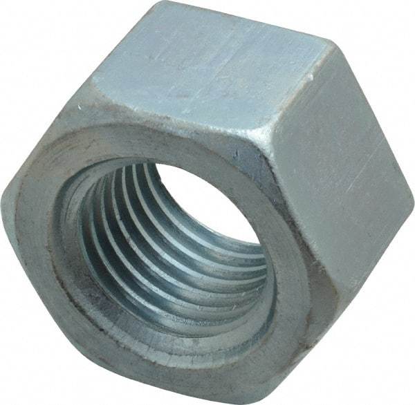 Value Collection - 1-3/4 - 5 UNC Steel Right Hand Heavy Hex Nut - 2-3/4" Across Flats, 1-23/32" High, Uncoated - A1 Tooling