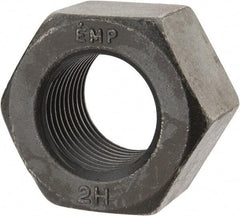 Value Collection - 1-3/8 - 8 UN Steel Right Hand Heavy Hex Nut - 2-3/16" Across Flats, 1-11/32" High, Uncoated, 2B Class of Fit - A1 Tooling