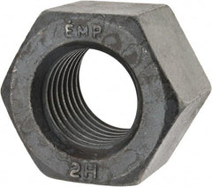 Value Collection - 1-3/4 - 5 UNC Steel Right Hand Heavy Hex Nut - 2-3/4" Across Flats, 1-23/32" High, Uncoated, 2B Class of Fit - A1 Tooling