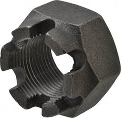 Value Collection - 1-1/4 - 12 UNF Grade 5 Steel Castle Locknut - 1-7/8" Width Across Flats, 1-1/4" High, Uncoated - A1 Tooling