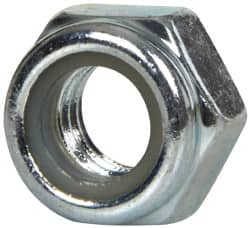 Value Collection - M6x1.00 Metric Coarse Grade 8 Hex Lock Nut with Nylon Insert - 6mm High, Zinc-Plated Finish - A1 Tooling