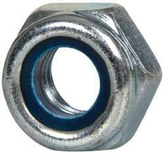 Value Collection - M10x1.50 Metric Coarse Grade 8 Hex Lock Nut with Nylon Insert - 10mm High, Zinc-Plated Finish - A1 Tooling