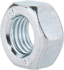 Value Collection - M8x1.00 Metric Fine Steel Right Hand Hex Nut - 13mm Across Flats, 6.5mm High, Zinc-Plated Finish - A1 Tooling