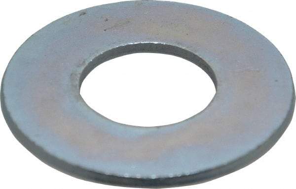 Value Collection - 1-1/4" Screw, Steel USS Flat Washer - 1-3/8" ID x 3" OD, 0.136" Thick, Zinc-Plated Finish - A1 Tooling