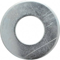 Value Collection - 1-1/2" Screw, Steel USS Flat Washer - 1-5/8" ID x 3-1/2" OD, 0.153" Thick, Zinc-Plated Finish - A1 Tooling