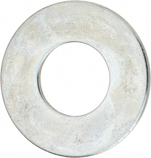 Value Collection - 1-3/4" Screw, Steel USS Flat Washer - 1-7/8" ID x 4" OD, 0.153" Thick, Zinc-Plated Finish - A1 Tooling