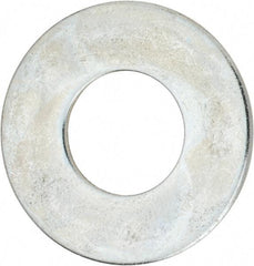 Value Collection - 1-3/4" Screw, Steel USS Flat Washer - 1-7/8" ID x 4" OD, 0.153" Thick, Zinc-Plated Finish - A1 Tooling