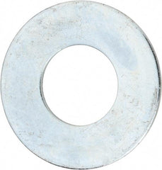 Value Collection - 2" Screw, Steel USS Flat Washer - 2-1/8" ID x 4-1/2" OD, 0.153" Thick, Zinc-Plated Finish - A1 Tooling