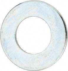 Value Collection - 2-1/2" Screw, Steel USS Flat Washer - 2-5/8" ID x 5" OD, 0.21" Thick, Zinc-Plated Finish - A1 Tooling