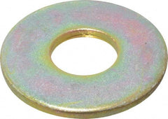 Value Collection - 5/8" Screw, Grade 8 Steel USS Flat Washer - 11/16" ID x 1-3/4" OD, 9/64" Thick, Zinc Yellow Dichromate Finish - A1 Tooling