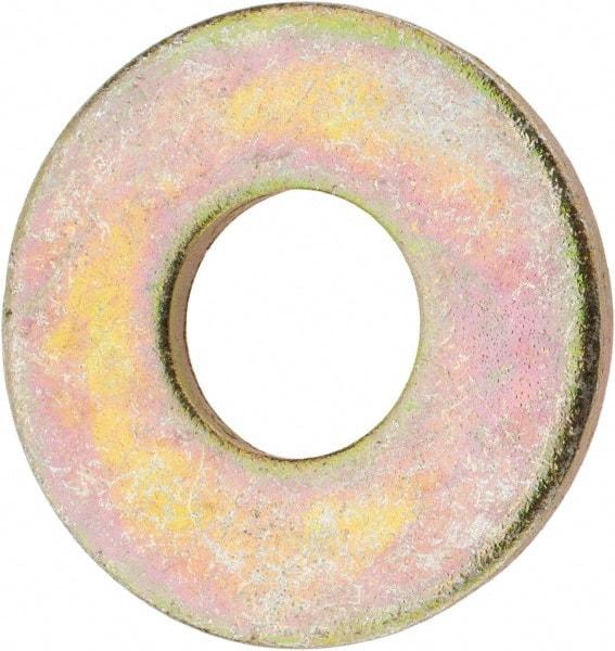 Value Collection - 3/4" Screw, Grade 8 Steel USS Flat Washer - 13/16" ID x 2" OD, 5/32" Thick, Zinc Yellow Dichromate Finish - A1 Tooling