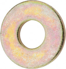 Value Collection - 3/4" Screw, Grade 8 Steel USS Flat Washer - 13/16" ID x 2" OD, 5/32" Thick, Zinc Yellow Dichromate Finish - A1 Tooling