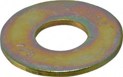 Value Collection - 7/8" Screw, Grade 8 Steel USS Flat Washer - 15/16" ID x 2-1/4" OD, 11/64" Thick, Zinc Yellow Dichromate Finish - A1 Tooling