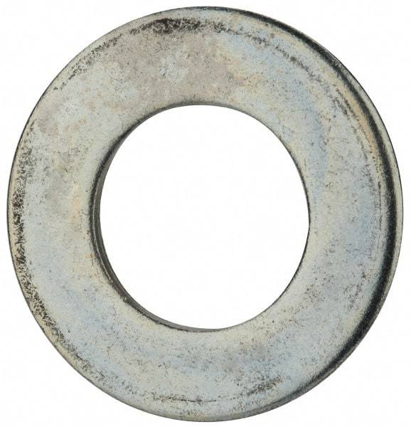 Value Collection - 1-1/2" Screw, Steel SAE Flat Washer - 1-9/16" ID x 3" OD, 5/32" Thick, Zinc-Plated Finish - A1 Tooling