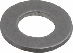 10″ Screw Standard Flat Washer: Steel, Uncoated 0.204″ ID, 0.415″ OD, 0.038″ Thick