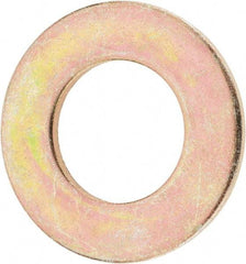 Value Collection - 1" Screw, Grade 8 Steel SAE Flat Washer - 1-1/16" ID x 2" OD, 9/64" Thick, Zinc Yellow Dichromate Finish - A1 Tooling