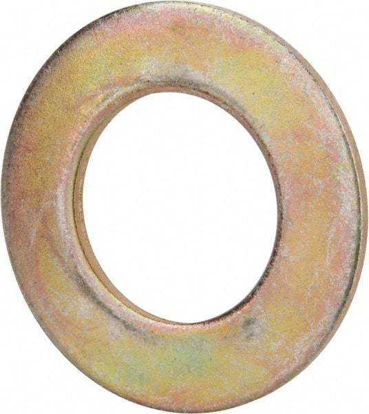 Value Collection - 1-3/4" Screw, Grade 8 Steel SAE Flat Washer - 1-7/8" ID x 3-3/8" OD, 5/32" Thick, Zinc Yellow Dichromate Finish - A1 Tooling