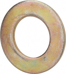 Value Collection - 1-3/4" Screw, Grade 8 Steel SAE Flat Washer - 1-7/8" ID x 3-3/8" OD, 5/32" Thick, Zinc Yellow Dichromate Finish - A1 Tooling