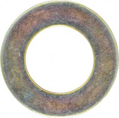 Value Collection - 2" Screw, Grade 8 Steel SAE Flat Washer - 2-1/8" ID x 3-3/4" OD, 1/64" Thick, Zinc Yellow Dichromate Finish - A1 Tooling